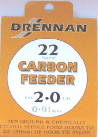 Drennan Carbon Feeder - Hooks to Nylon