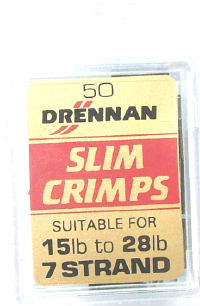 Slim Crimps for 7 Strand Wire Sizes