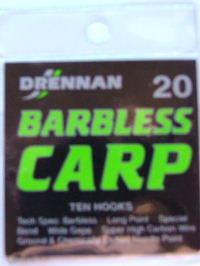 Drennan Barbless Carp - Packet