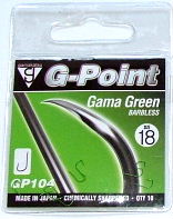 Daiwa G-Point Gama Green Barbless Hook