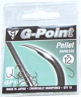Gamakatsu G-Point Pellet Coarse Hooks GP102 – 10-Pack, Perfect For Coarse Fishing