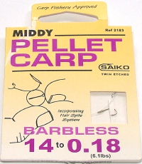 Middy Pellet Carp - Barbless Hair Spike System