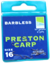 Preston Innovations - Preston Carp - Barbless Hooks